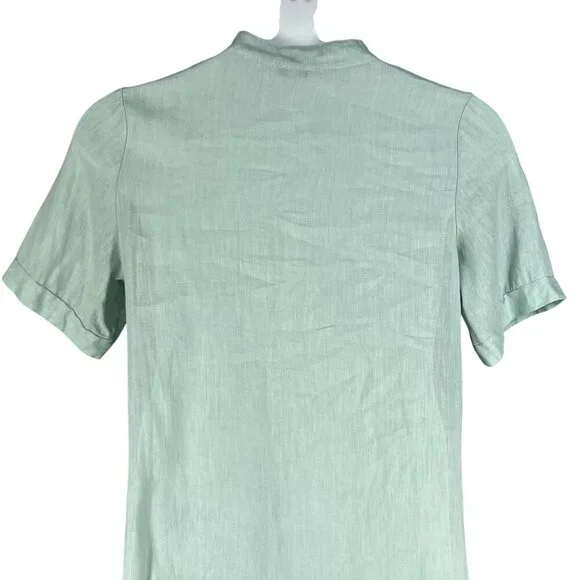 Marisa & Marie Womens L Linen Green Shift Midi Dress Italy Made Minimalist  Boho is available for purchase on au PAY Market - Imported Goods Online  Store Co.Ltd. | au PAY Market -